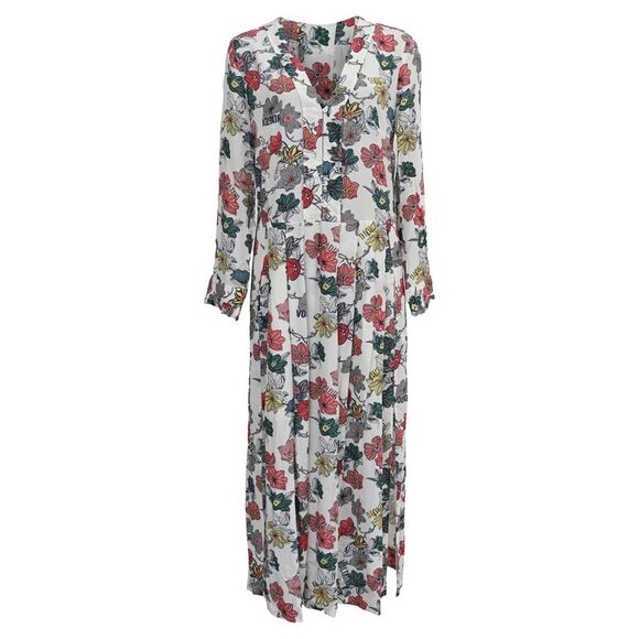 Zadig & Voltaire Roux Print Midi Dress in Floral Print Viscose